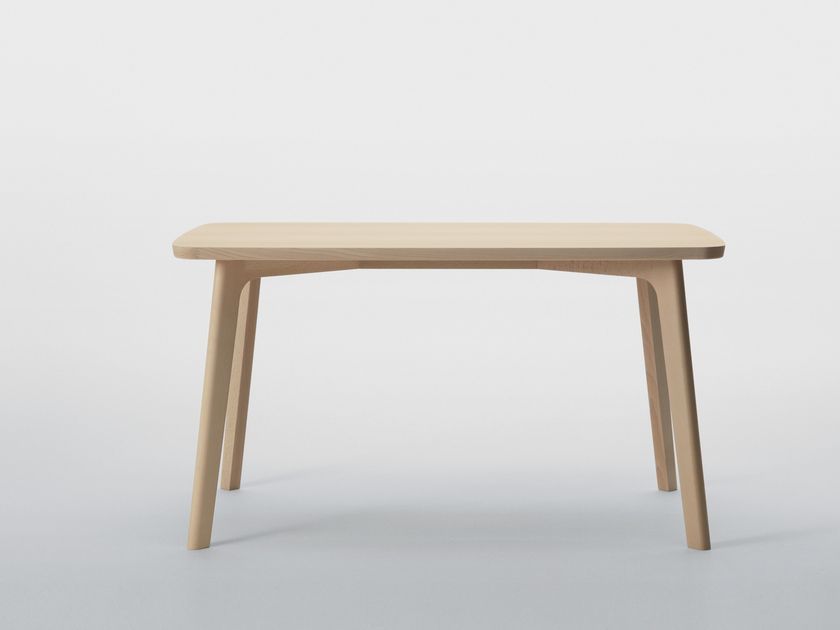 HIROSHIMA Rectangular beech table By Maruni | design Naoto Fukasawa