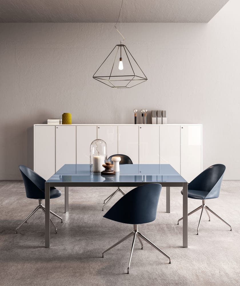 HYPE Lacquered glass office storage unit By About Office