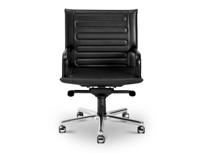 LOOP Swivel leather executive chair By i 4 Mariani | design Pierluigi ...