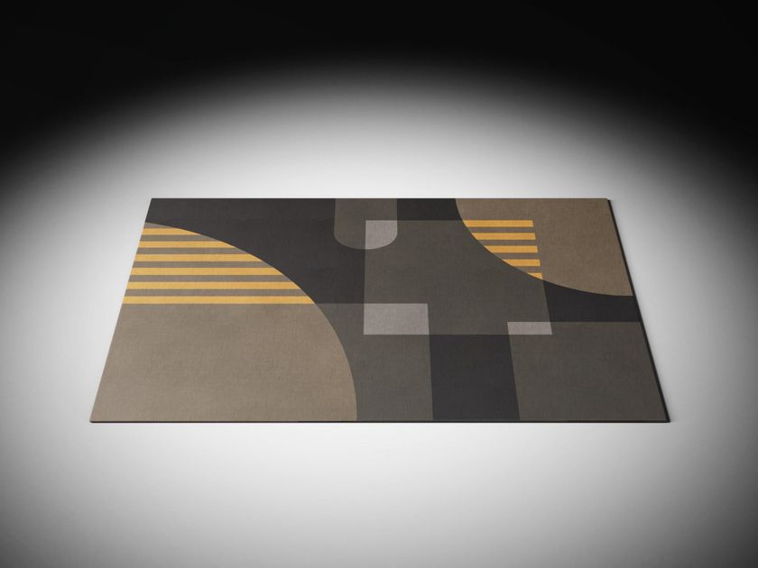 ILLUSION BLACK rug By CASA +39 design Lato x Lato - A4 Studio