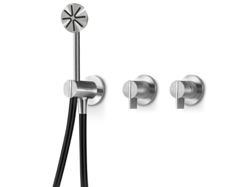Stainless steel bathtub / shower tap set with shower hand INSERT 231