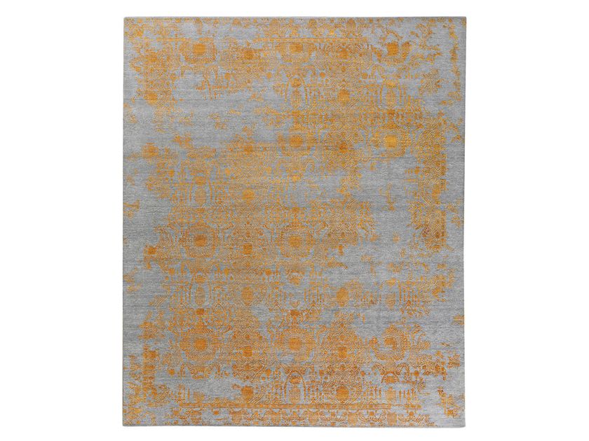 Handgearbeiteter Teppich Nach Mass Inspirations T3 Grey Orange