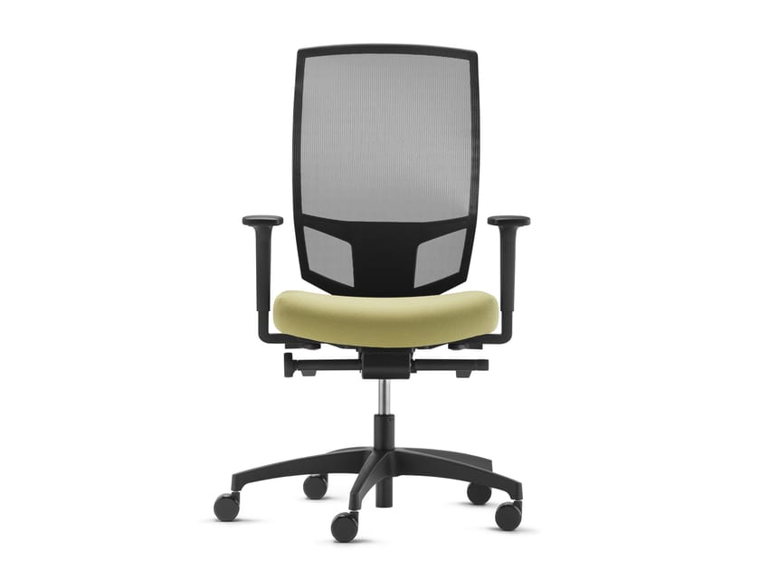 Mesh swivel office chair with high mesh backrest JUST EVO AJ 5776
