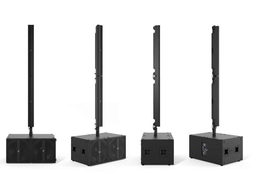 PINNACLE KR802 l High-tech large-format powered stereo system By K-array