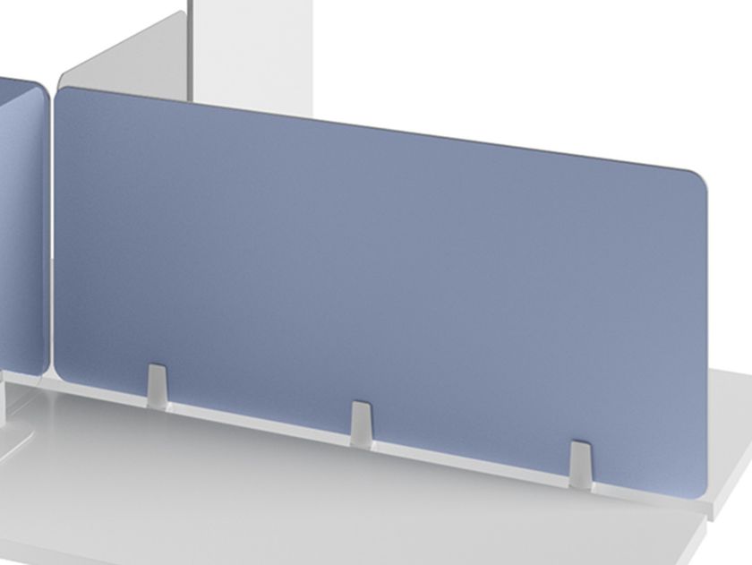 FRONTAL PANELS&SCREENS Painel divisor modular em melamina de mesa By DVO