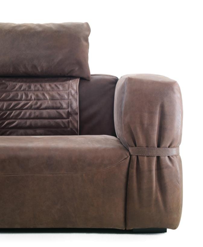 3 seater leather sofa LE CHIC 3 seater sofa By Zani Collezione Poltrone