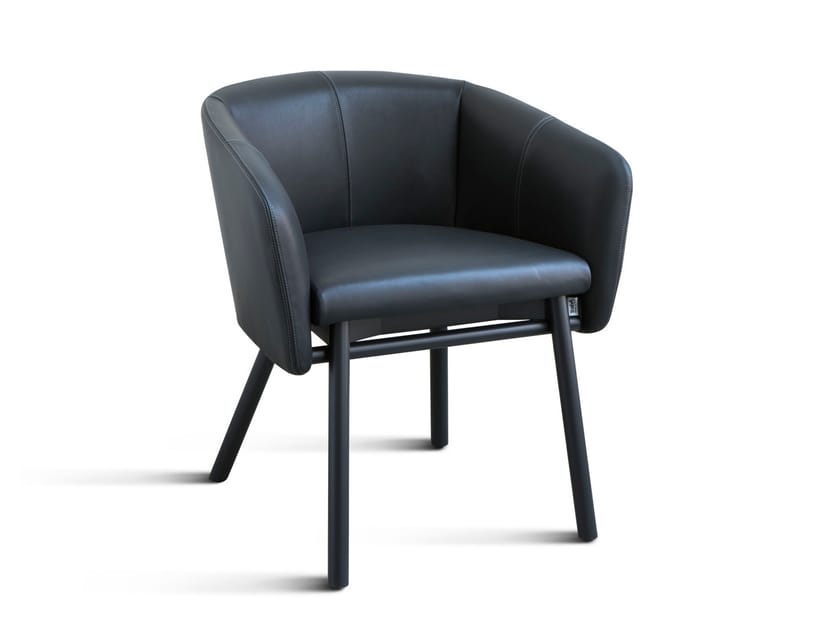 Product photograph of Bal Leather Chair from Archiproducts UK