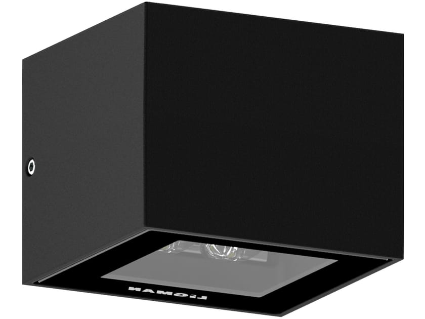 LED direct light die cast aluminium Outdoor wall Lamp LEEDS WEDGE 1 By