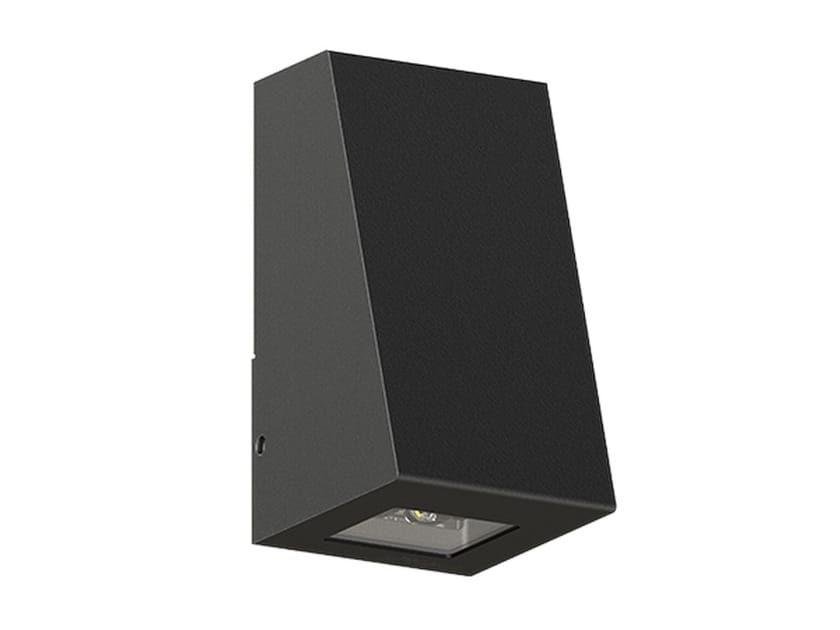 LED direct light die cast aluminium Outdoor wall Lamp LEEDS WEDGE 1 By LIGMAN