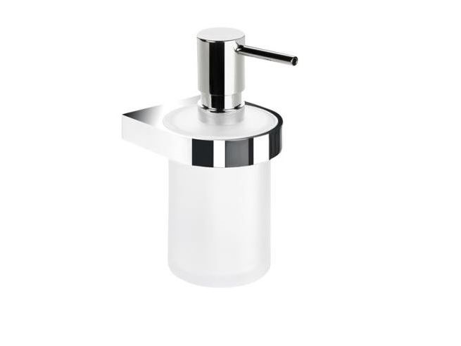 Dispenser Sapone Da Parete In Acciaio Inox 250 Ml | Elegante E Salvaspazio Con Pompa | Colore Argento Lucido