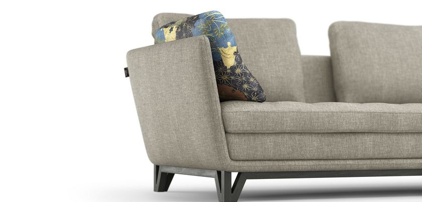 Canapé d'angle en tissu PERCEPTION By Roche Bobois design Philippe Bouix