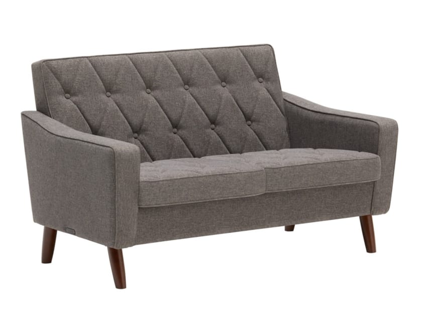 LOBBY Leather small sofa By KARIMOKU