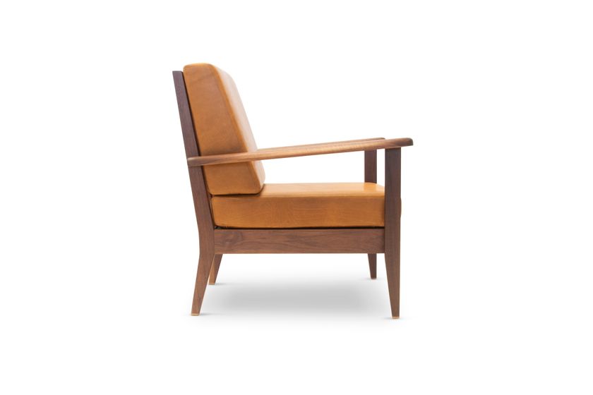 Fabric armchair with armrests LONDON CHAIR By JACOBY
