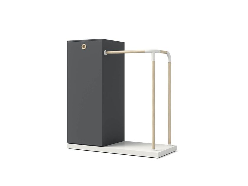 LOOP SYSTEM | Wardrobe Freestanding wardrobe with doors By Nidi