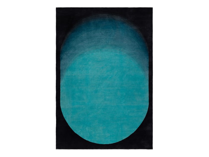 Tibetan wool and bamboo silk handmade rectangular rug LUCIA 1919 Collection By FLOOR_STORY