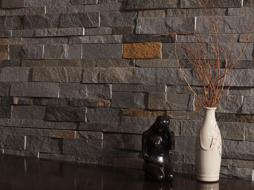 Rivestimento Parete In Pietra Naturale A Spacco Per Esterno/interno (1