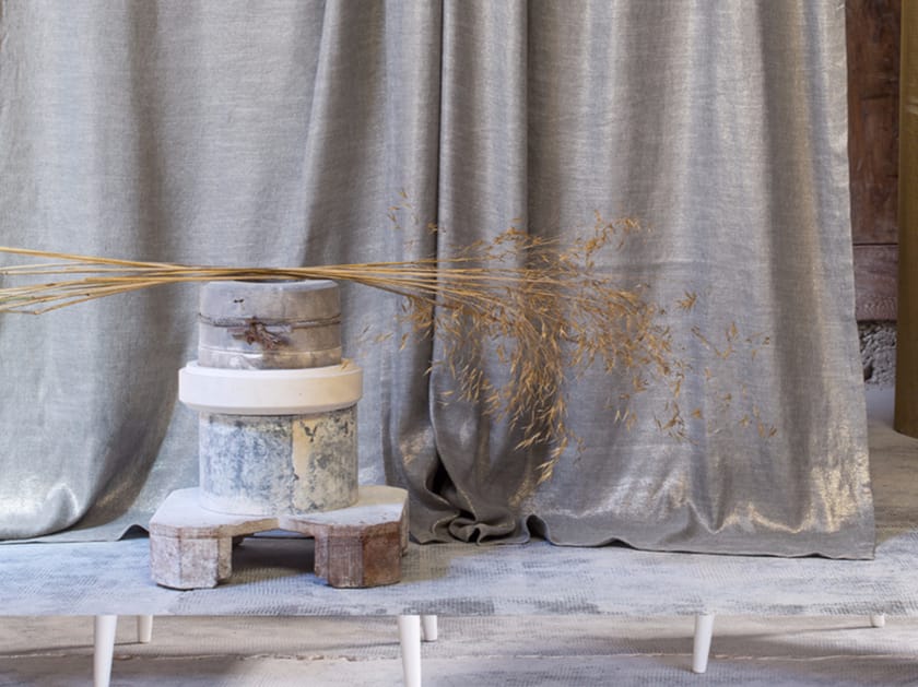 LUCIA Solidcolor washable linen fabric By Élitis