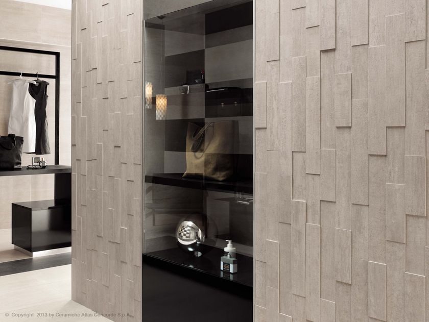 MARK WALL | Porcelain stoneware 3D Wall Cladding Mark Collection By ...