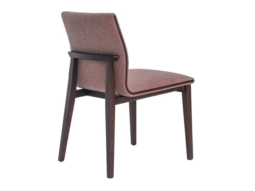 MELISSA Upholstered wooden chair By Como Furniture design F&F studio