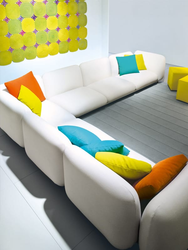MELLOW Divano angolare By paola lenti design Francesco Rota