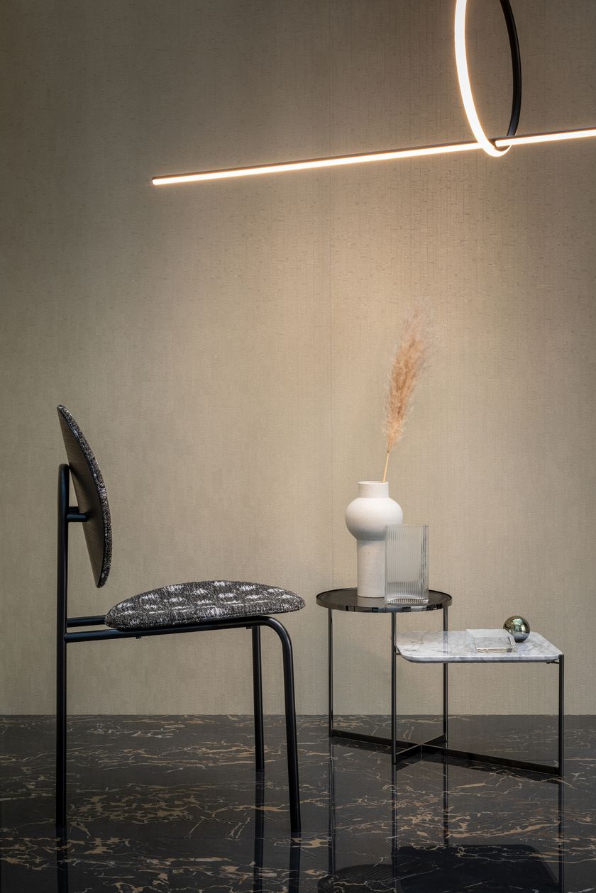 MICHELLE | Fabric chair Michelle Collection By SP01 design Tim Rundle