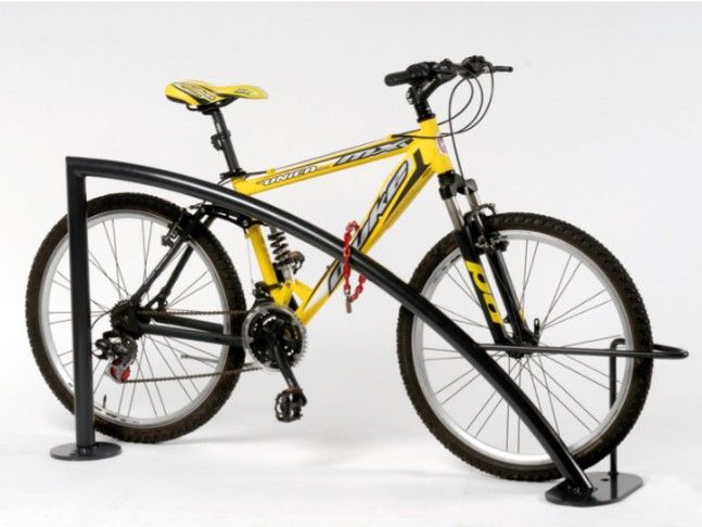 MOD. H | Bicycle rack Single seat bike rack in painted steel By Calzolari