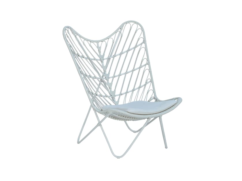 Poltrona da giardino in alluminio verniciato a polvere MONTANA