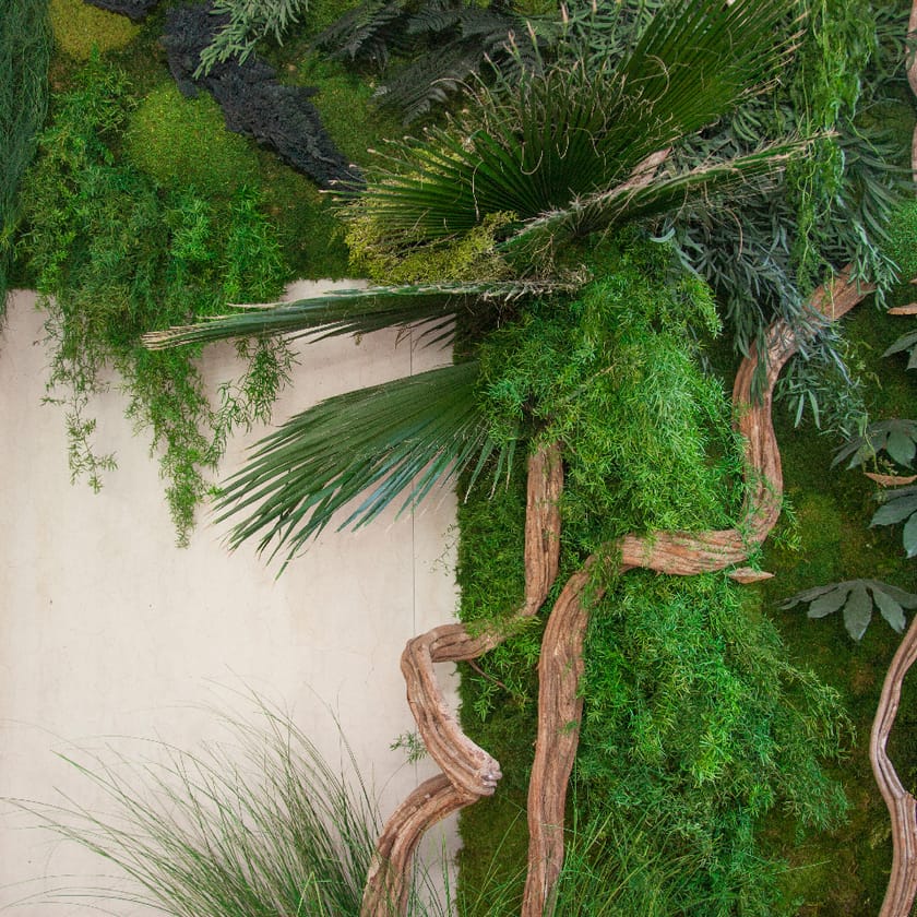 Stabilized plants indoor vertical garden MOSS&PLANTS FLORESTA By GREENAREA