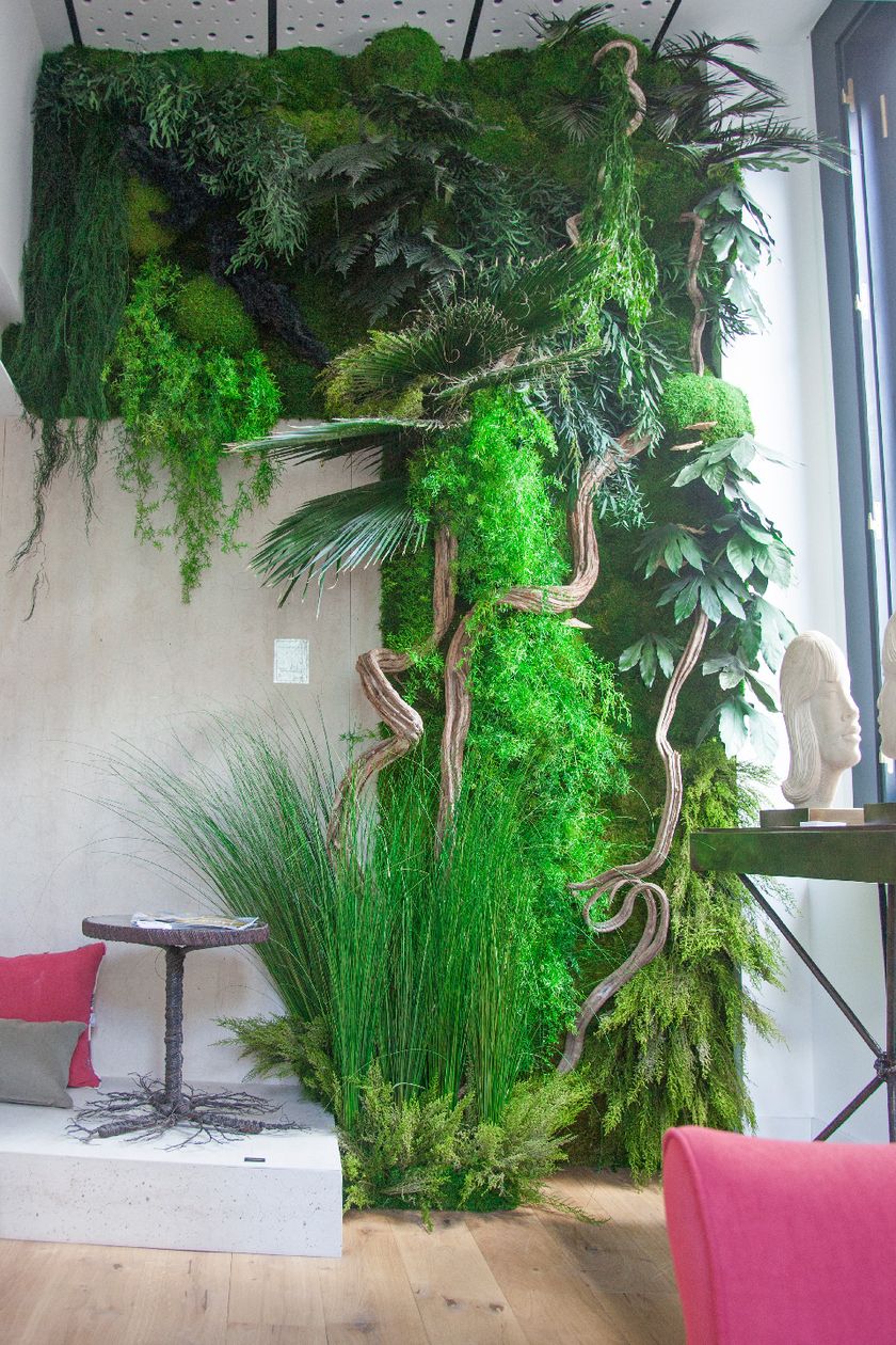 Stabilized plants indoor vertical garden MOSS&PLANTS FLORESTA By GREENAREA