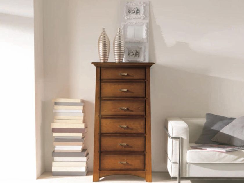 Walker Edison Cassettiera 6 Cassetti In Legno Massello Di Pino – Bianco, Larghezza 145 Cm, Per Camera Da Letto, Made With Wood From Renewable Forests