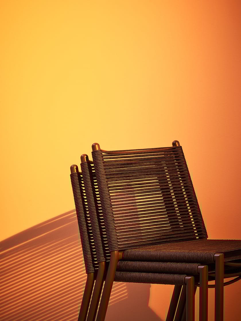 ELEVEN Nautical rope chair Eleven Collection By Terraforma design