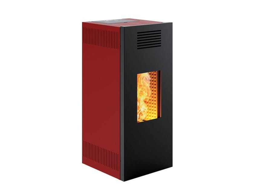 NOIR M by CAMINETTI MONTEGRAPPA - Stufa / termostufa in acciaio classe A+ - 4