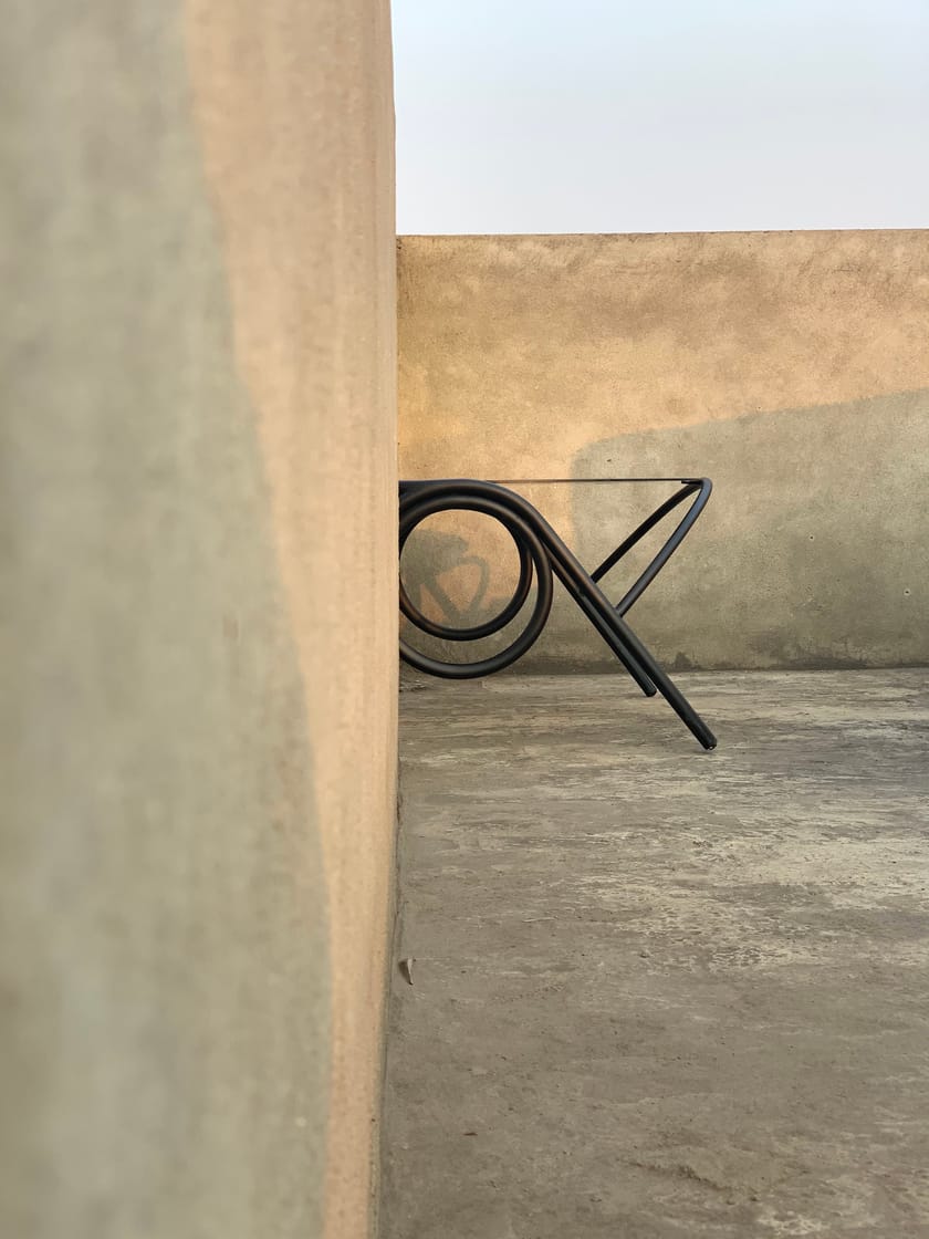 O2 Round stained glass coffee table By Nama Home design Namit Khanna