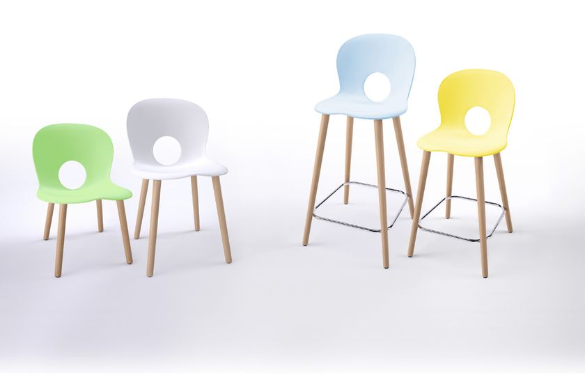 Polypropylene kids chair OLIVIA WOOD BABY Olivia Collection By REXITE ...