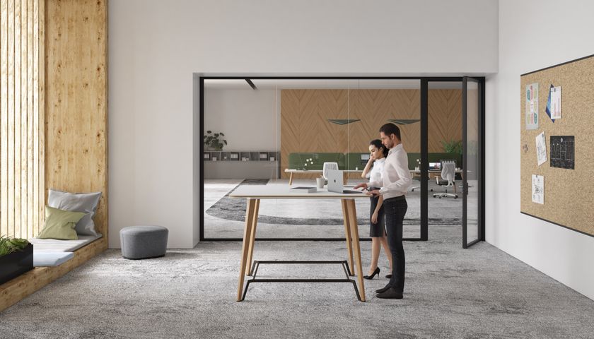 Rectangular high table P45 | High table P45 Collection By ESTEL GROUP