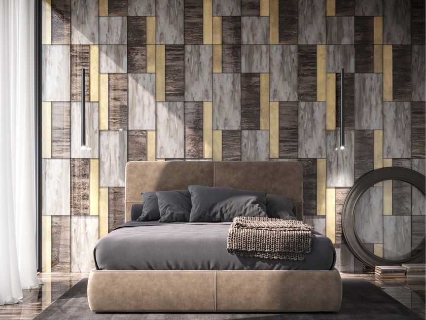 Pavimento/rivestimento in vetro per interni PALAIS PATTERN Collezione ...
