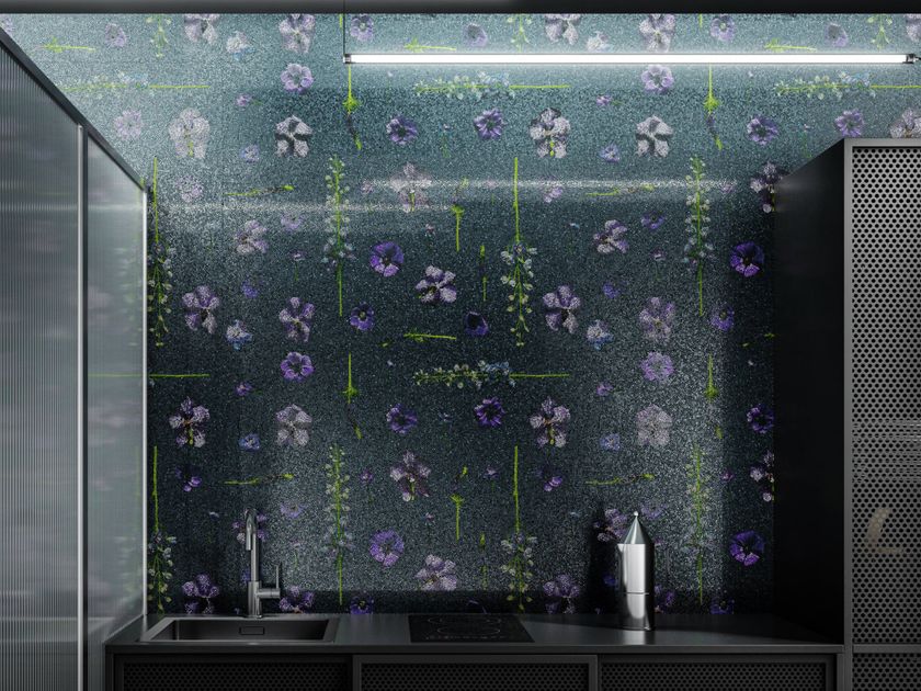 Mosaico in vetro PATTERN DELPHINIUM Collezione Anthemion By Mutaforma ...