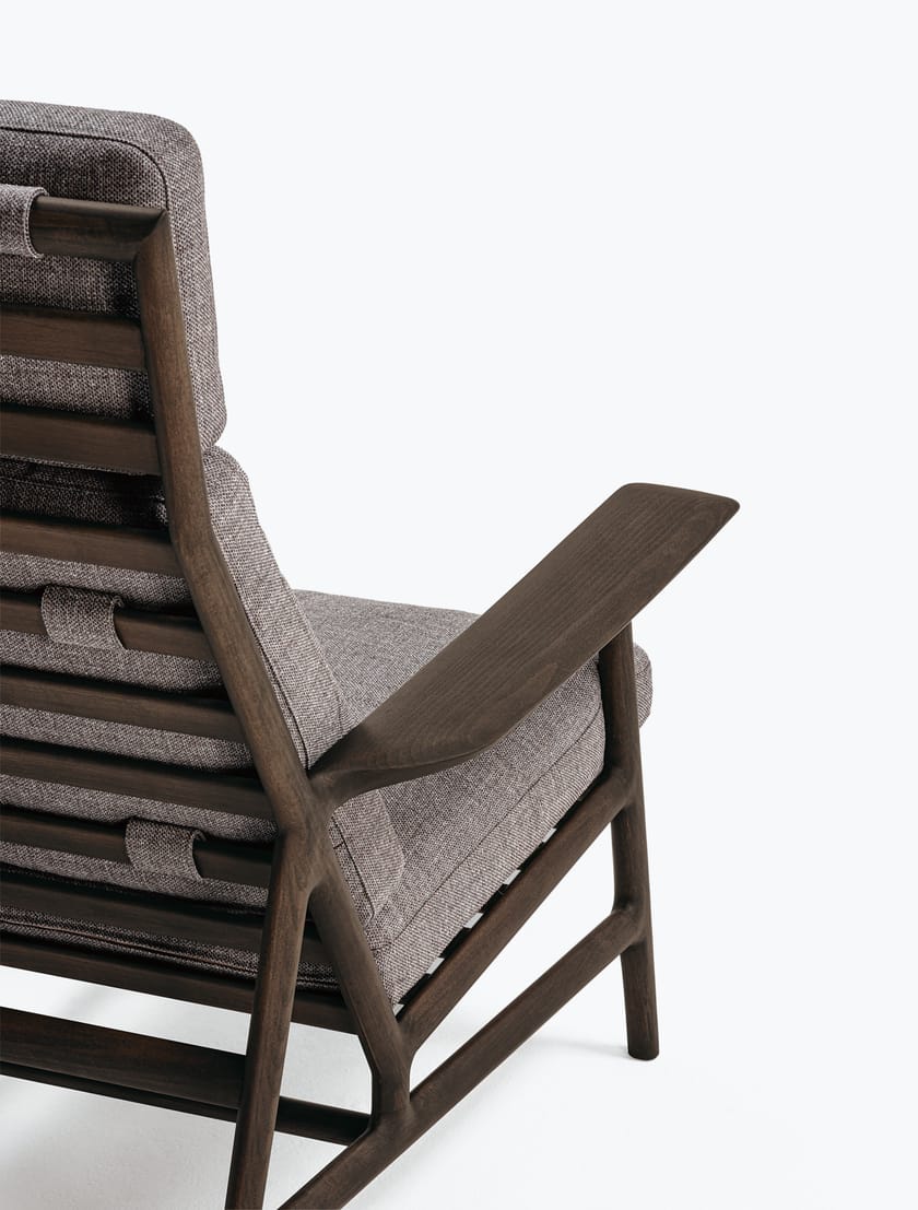 PHILOSOPHERS LOUNGE Fabric armchair highback By DE PADOVA