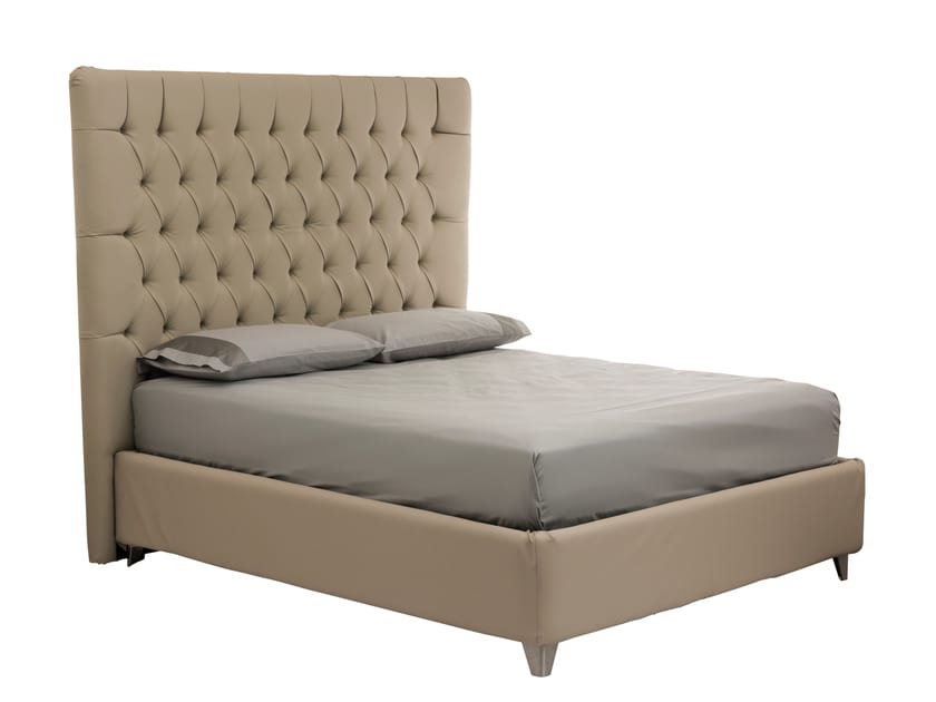 Double bed with high headboard PIENZA By Magniflex