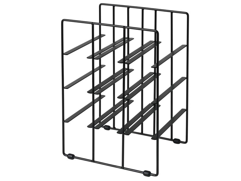 PILARE | Powder coated steel bottle rack By blomus