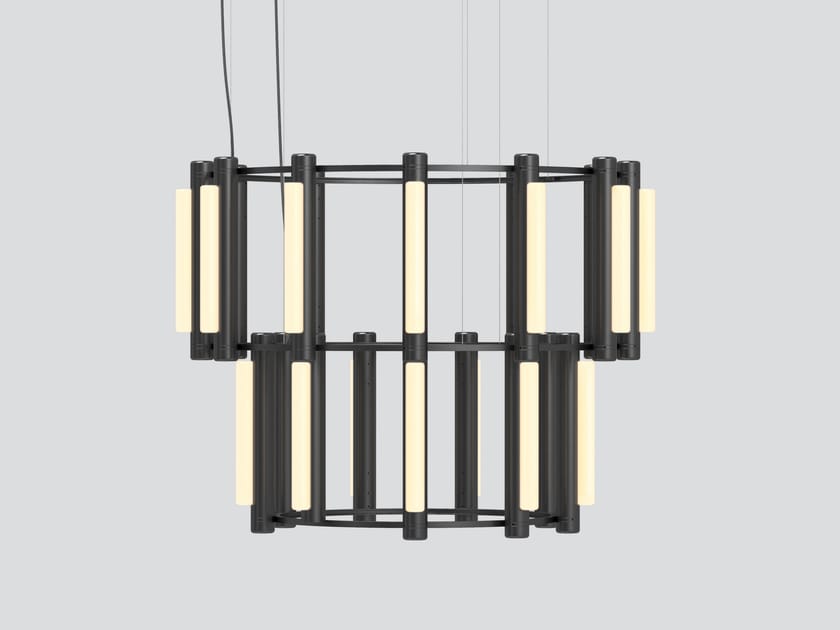 Product photograph of Pipeline Chandelier 8 from Archiproducts UK