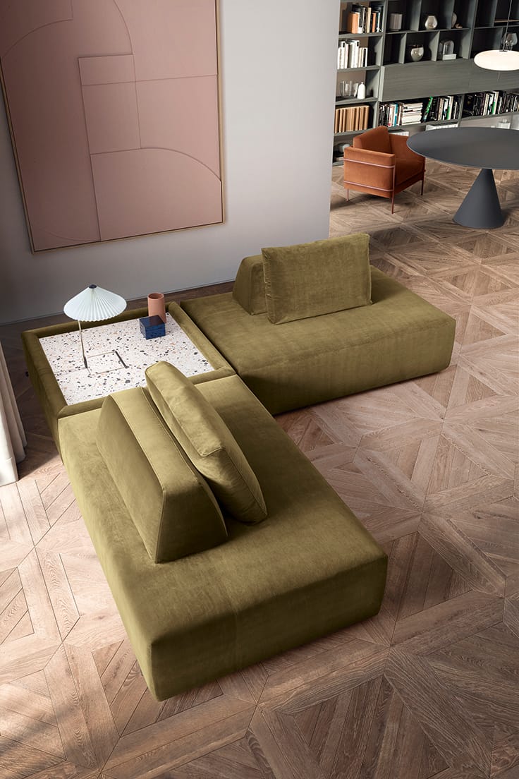 PLATFORM | Divano by Felis - Divano modulare in tessuto - 15