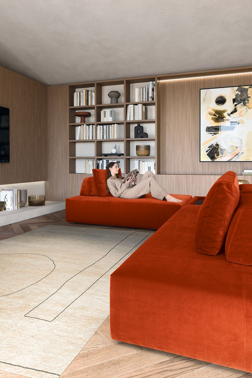 PLATFORM | Divano by Felis - Divano modulare in tessuto - 8