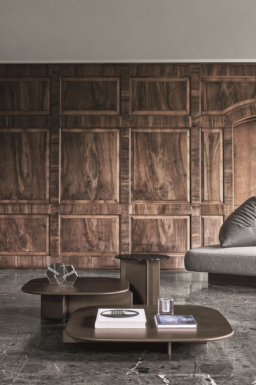 POLYURA Square coffee table Square wooden coffee table By Ditre