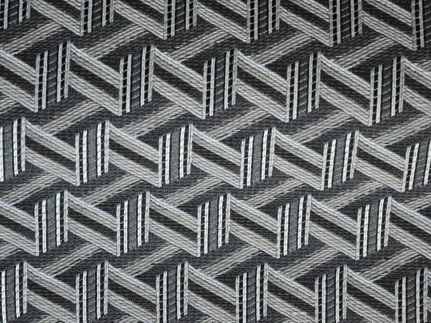 Solidcolor jacquard fabric TRIBU By LELIEVRE