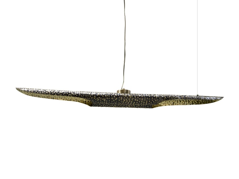 VELLUM Brass pendant lamp By BRABBU