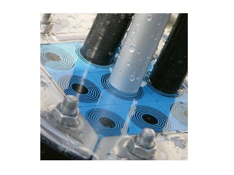 Pipe fixing system and collar ROXTEC SERIES R By Roxtec Italia