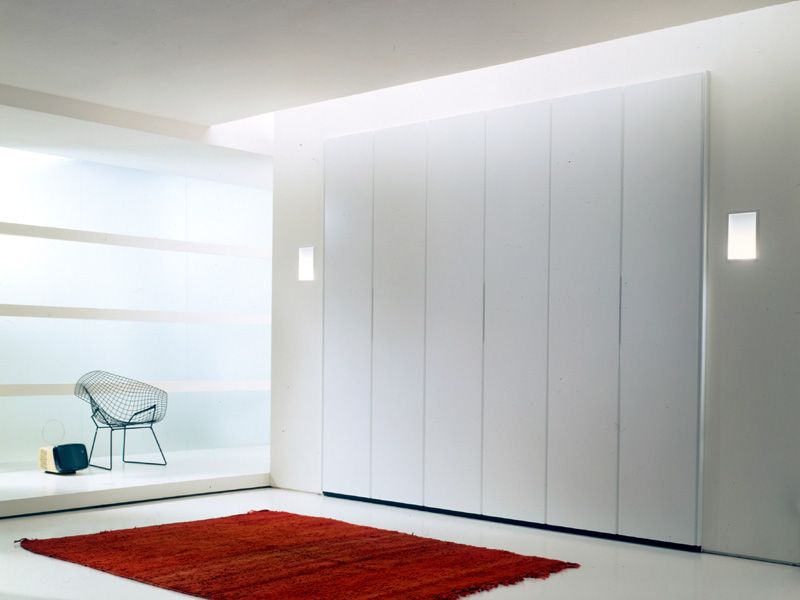 Sectional wooden wardrobe ATLANTE SHEER By EmmeBi design Pietro Arosio