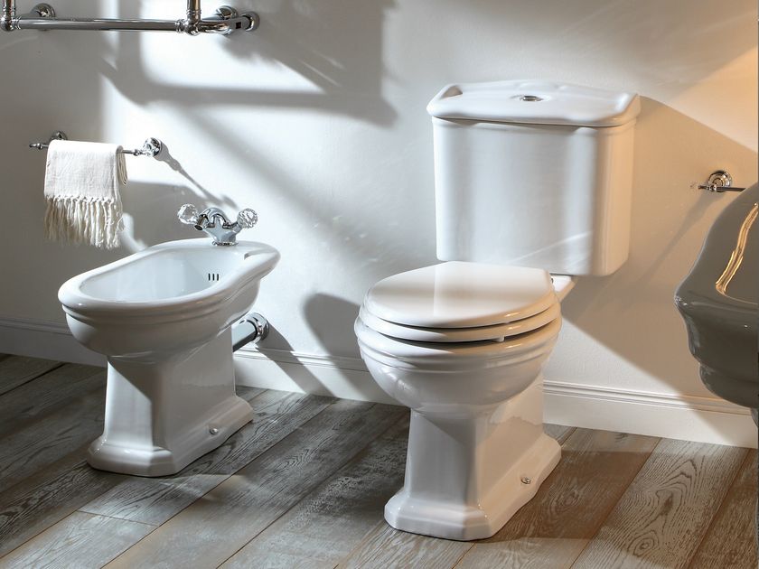Toilette In Ceramica Monoblocco - Bianco, Scarico Orizzontale, Facile Da Installare