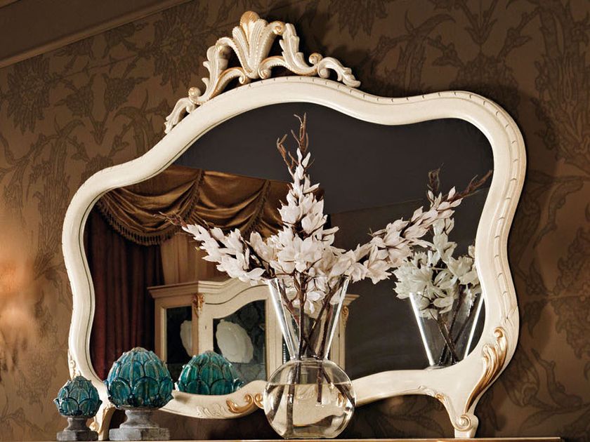 11628 | Mirror Wall-mounted framed mirror By Modenese Luxury Interiors